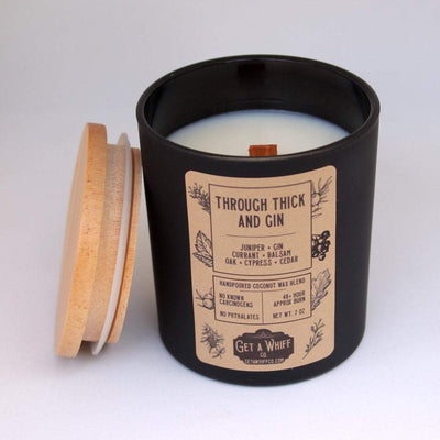Wood Wick Candle | Through Thick And Gin