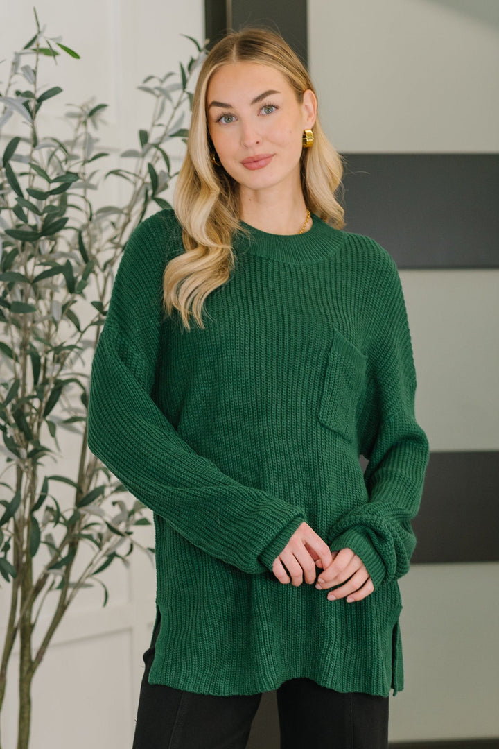 Quick Nap Textured Pullover in Hunter Green – Renegade Mercantile