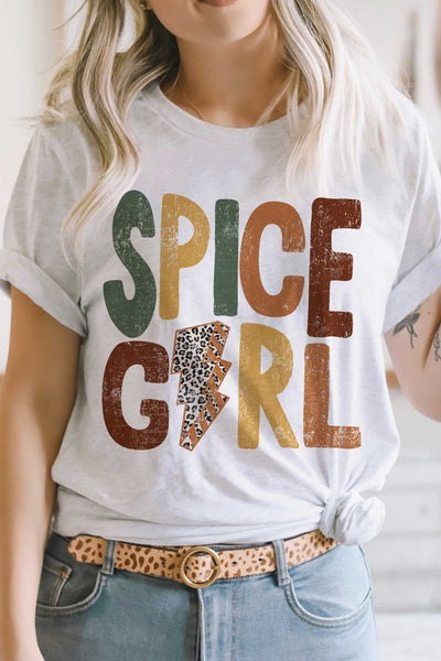 LEOPARD LIGHTNING SPICE GIRL Graphic Tee