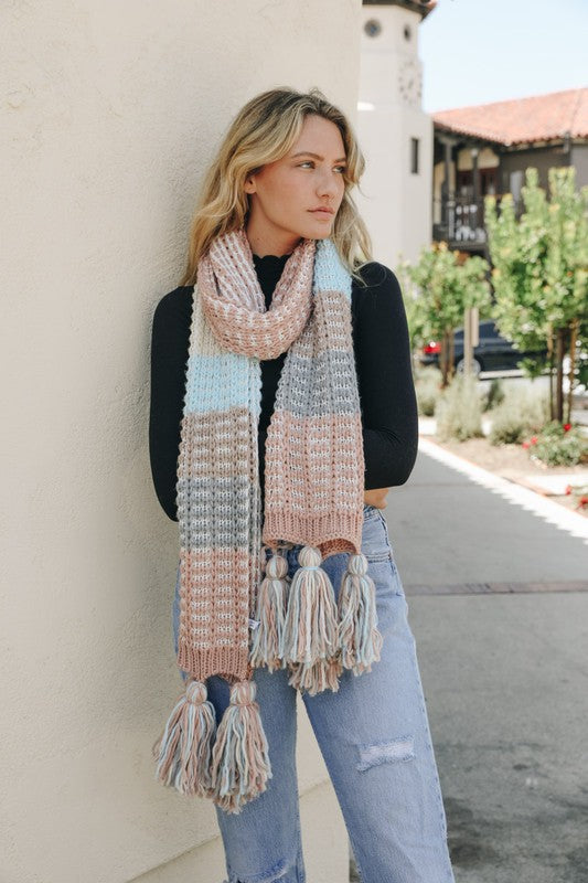 “Misty Morning” Oversized Scarf - Adorn Boutique in Mitchell