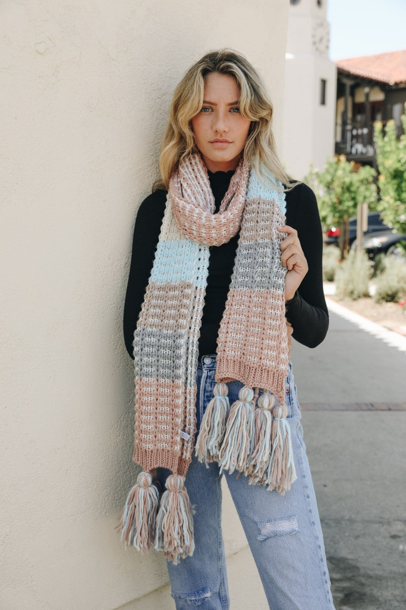 “Misty Morning” Oversized Scarf - Adorn Boutique in Mitchell