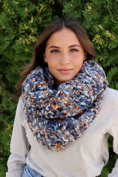 Loom Woven Infinity Scarf - Adorn Boutique in Mitchell