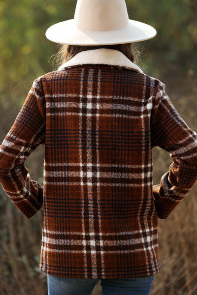 (S-XL) Plaid Pullover Top - Adorn Boutique in Mitchell