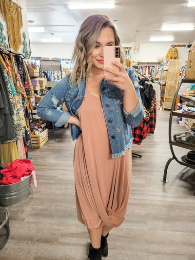 Knot Bottom Dress - Adorn Boutique in Mitchell