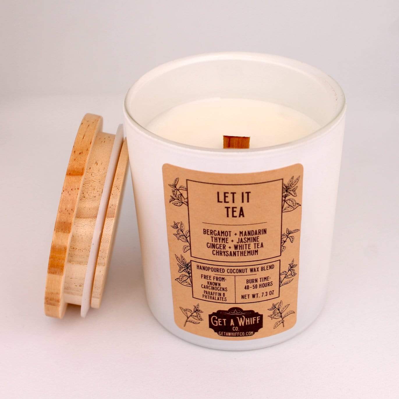 Let It Tea | Citrus Tea Wood Wick Candle