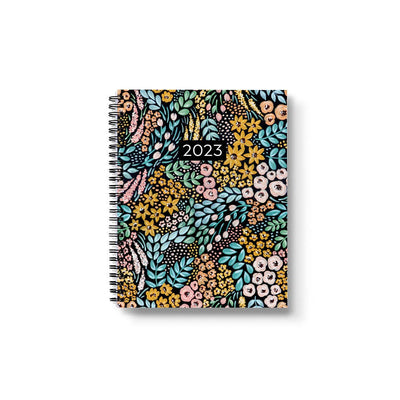 Black Floral 2023 Yearly Planner (small)