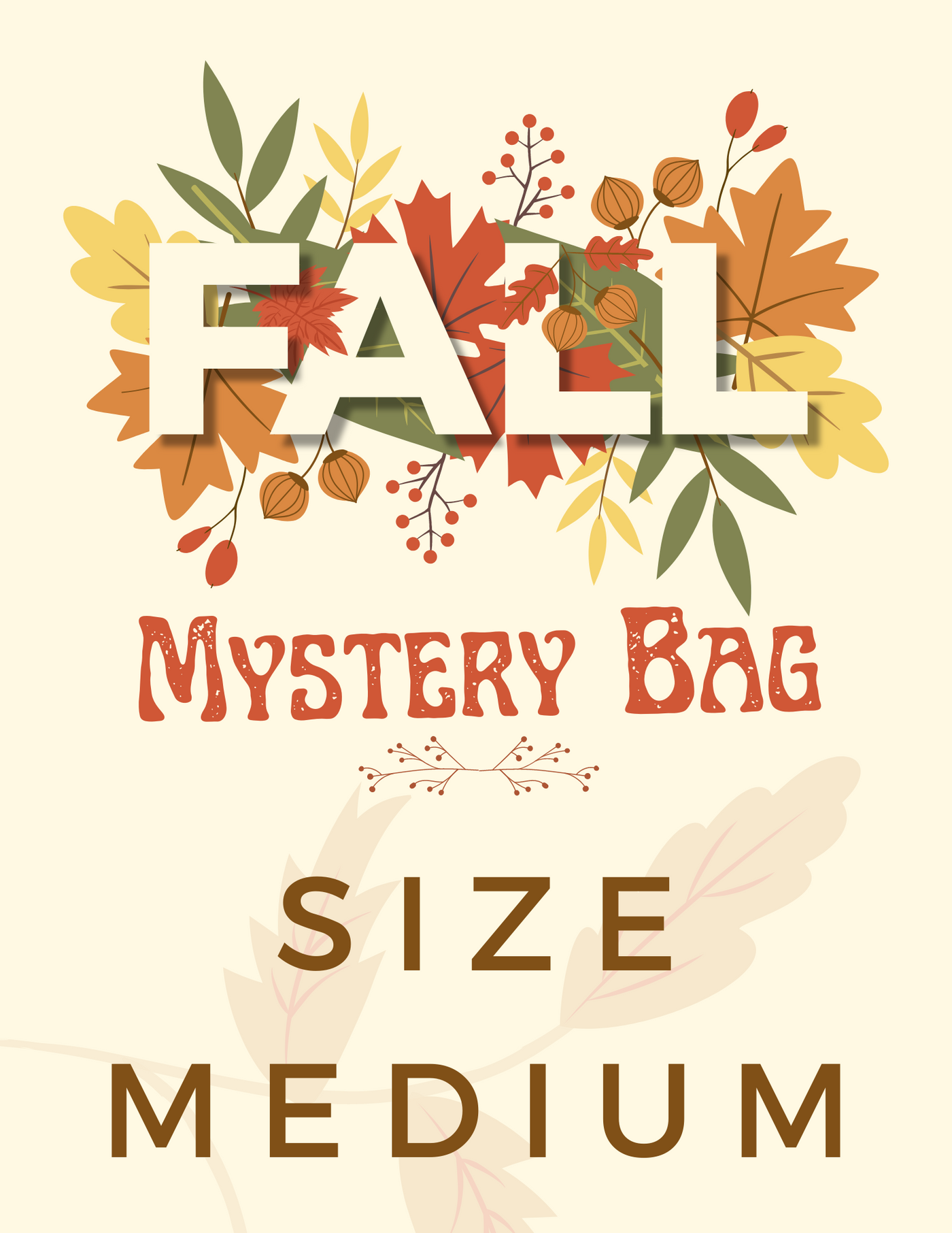MEDIUM - Mystery bag