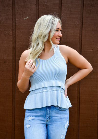 SMALL ONLY yarn Sweater Tank - Adorn Boutique in Mitchell