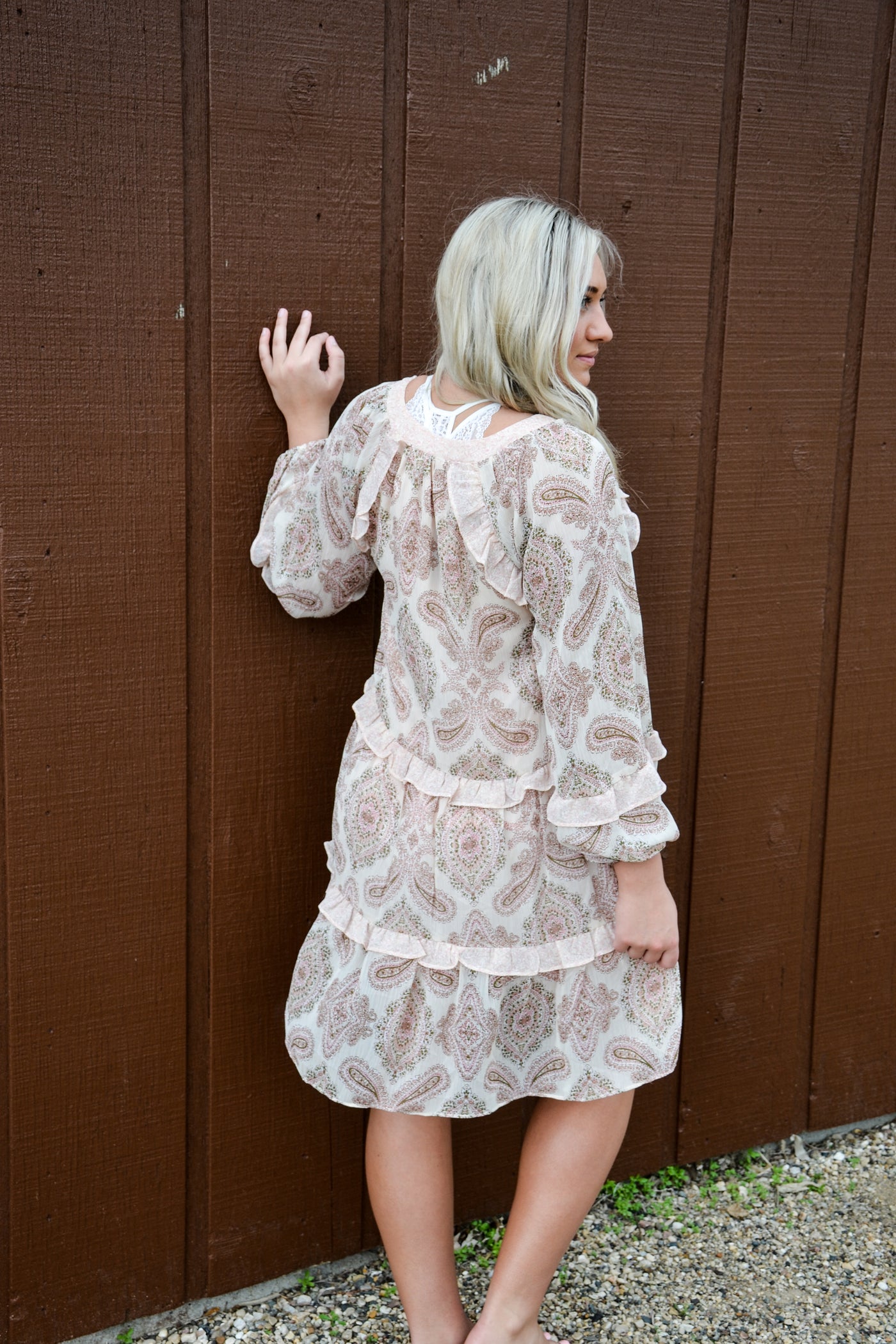 Paisley Mini Dress - Adorn Boutique in Mitchell