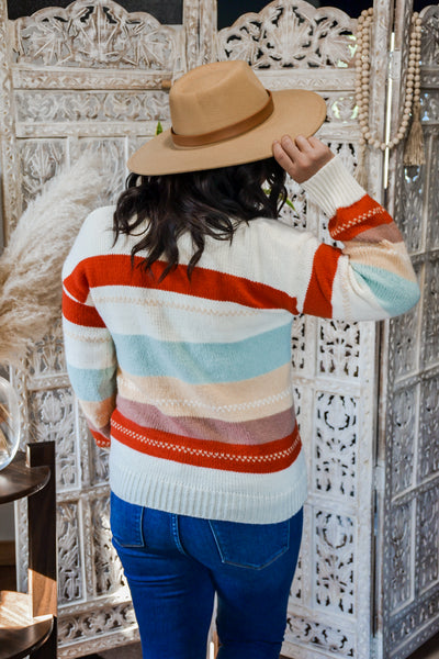 Stripe Block Sweater