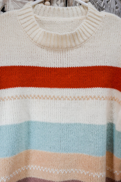 Stripe Block Sweater