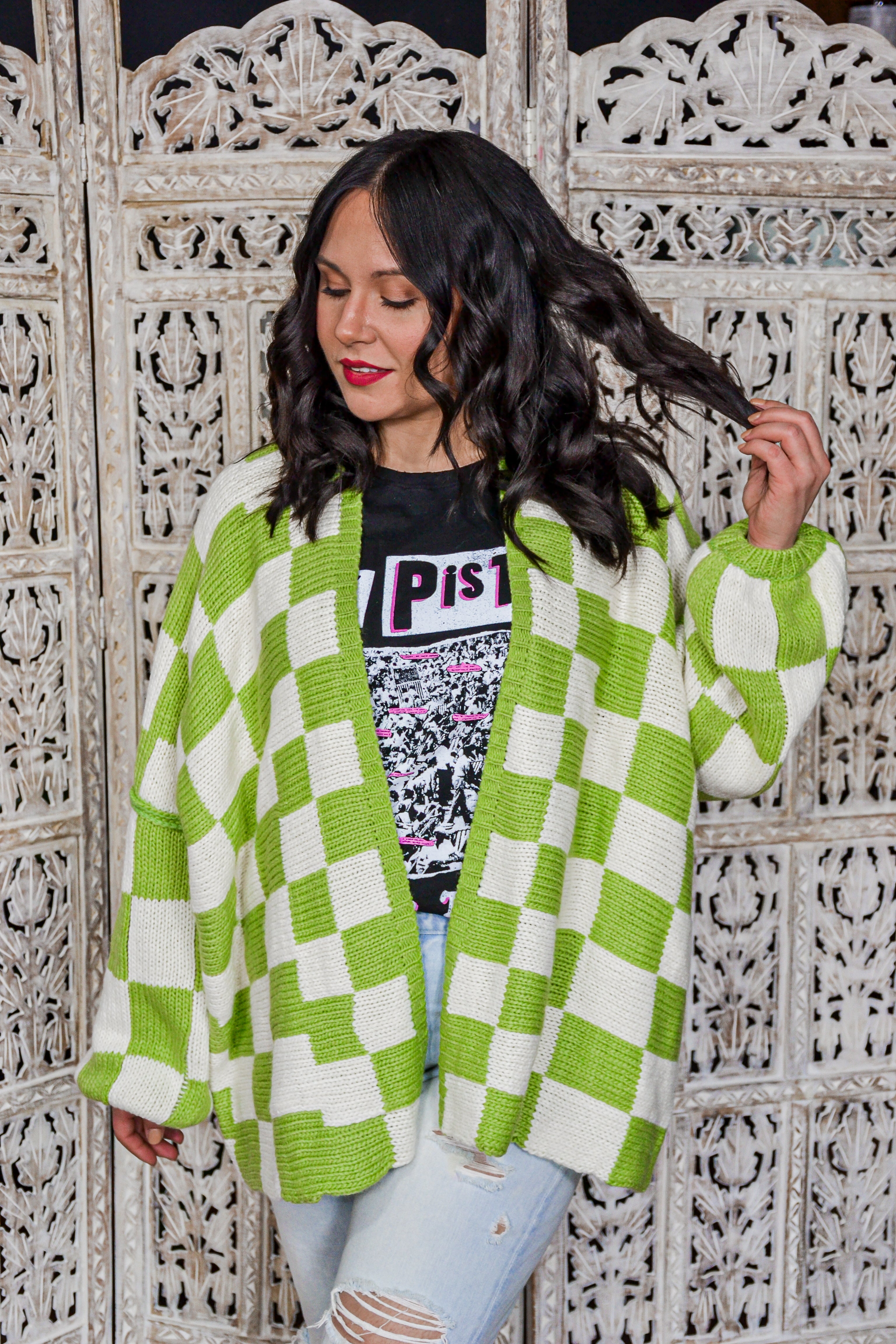 Spring Checkered Cardigan – Renegade Mercantile