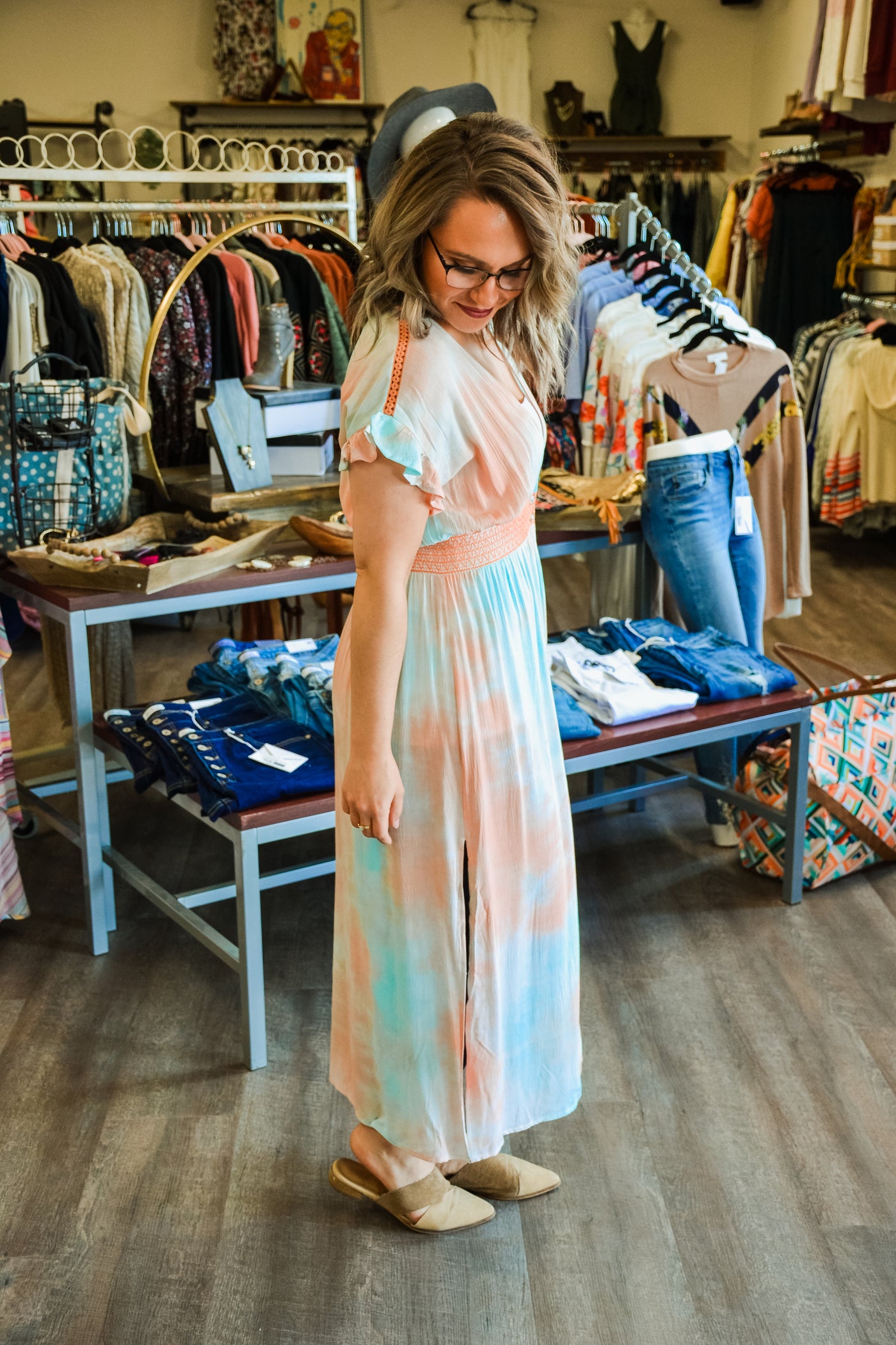Tie Dye Kimono - Adorn Boutique in Mitchell
