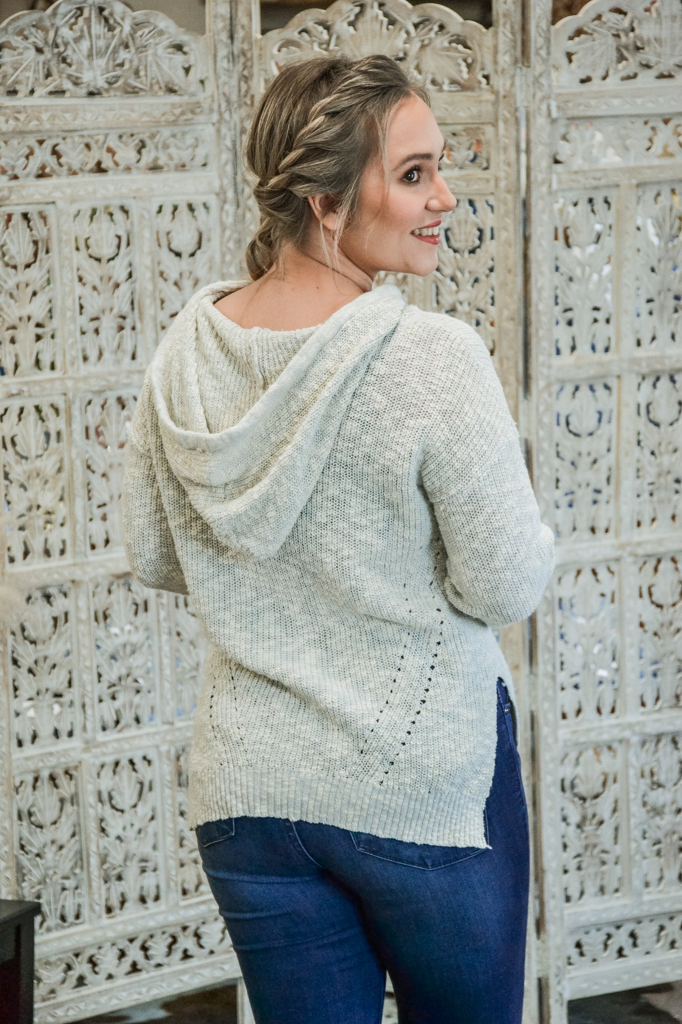 Light Blue pullover - Adorn Boutique in Mitchell