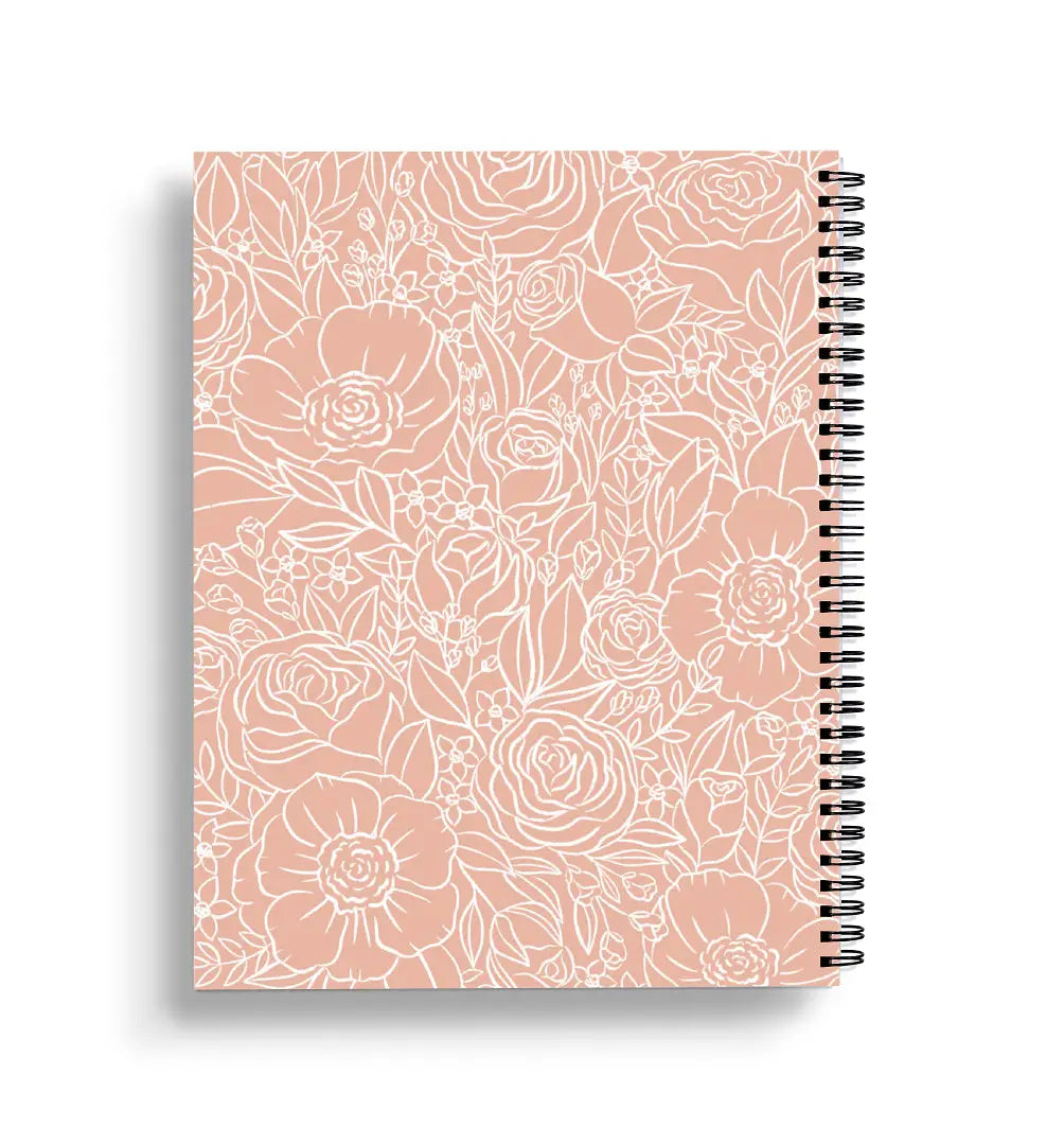 Pink Floral 2023 Yearly Planner (Large)